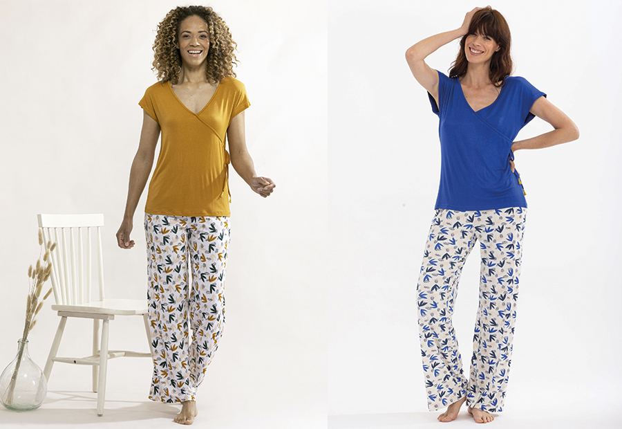 Pijama Mujer Verano CTM Pantalon Largo AF.JOLIE.PY  Tresfan - Distribución  Mayorista Textil Hogar Online