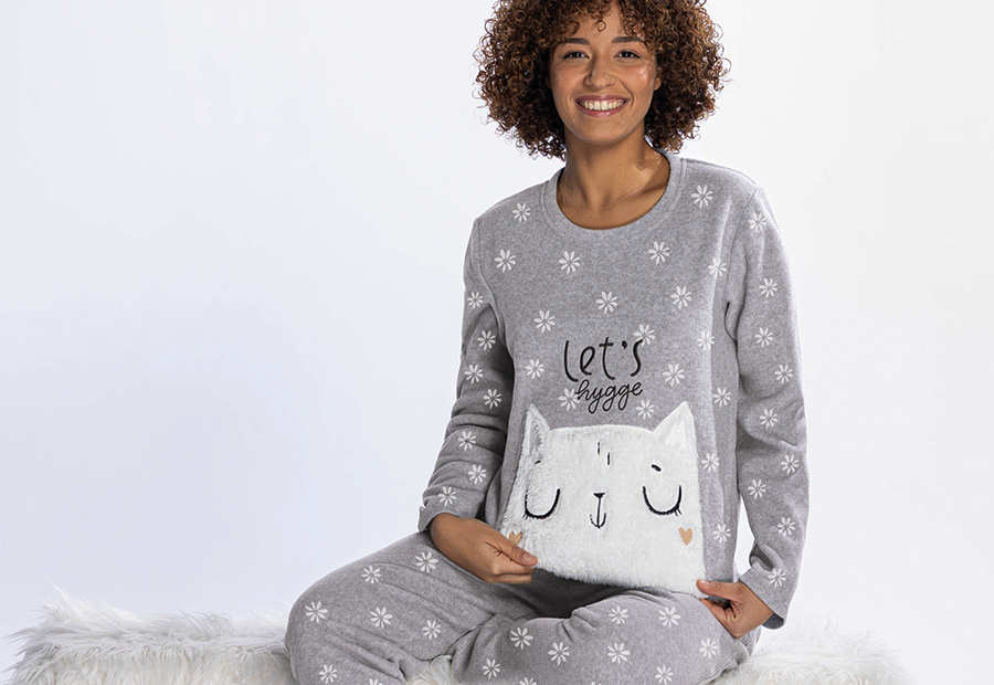 Pijama Micropolar CTM Matcha S-M-L-XL | Tresfan - Distribución Textil Hogar Online