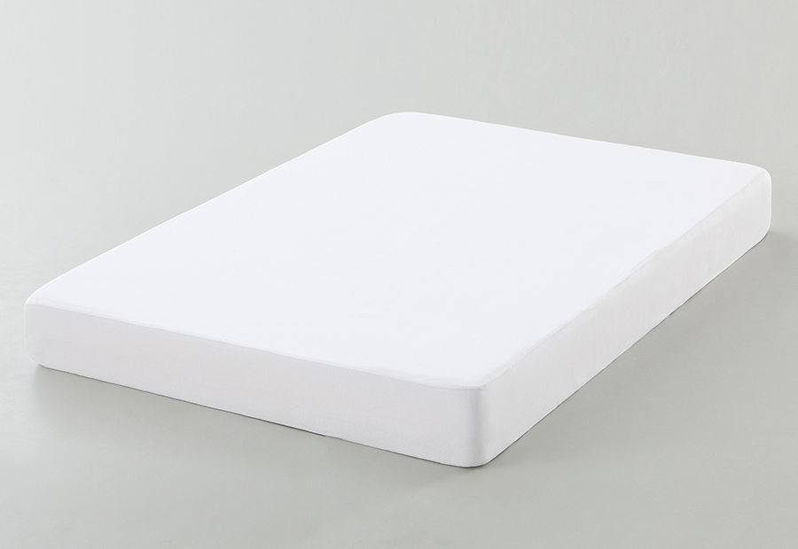 Protector Colchón Franela Impermeable Transpirable Altura 30cm Color Blanco Medidas 60x120cm