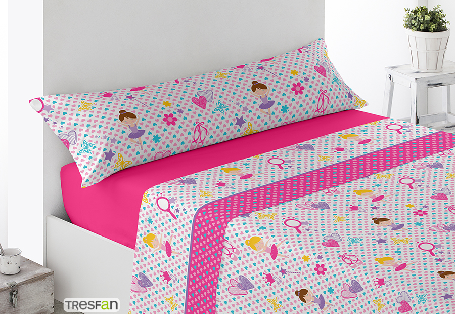 Sábana Pirineo Doble Cara GALAXI Ballet 90-105 | Tresfan - Distribución