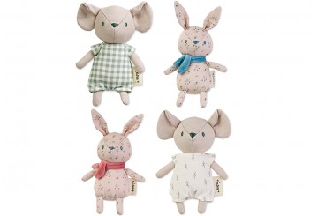 Peluche Sonajero Pequeño 14cm SARO Pocket Friends 0154