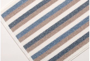 Toalla Baño 70x140 Rizo 500gr LASA Algodón Vista azul