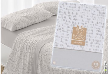 J.Sábana Estampada BURRITO BLANCO Nature 054-08 greige