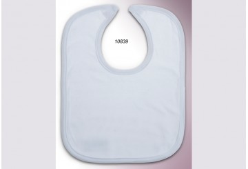 Babero Blanco 25x35 Algodón GAMBERRITOS para Personalizar 10839