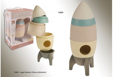 Juego Didáctico Silicona GAMBERRITOS Cohete 10986