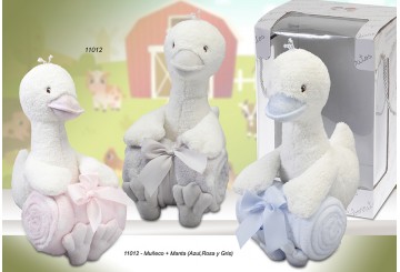 Peluche + Manta Estampada GAMBERRITOS La Pata 11012