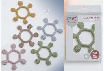 Mordedor Silicona GAMBERRITOS Sensorial Hexágono 11021