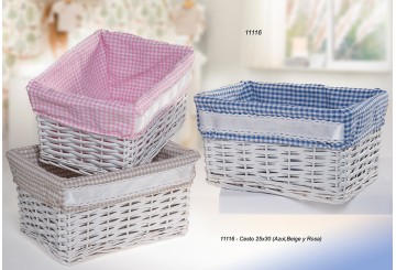 Cesto Ordenación Personalizable 25x30 GAMBERRITOS Vichy 11116