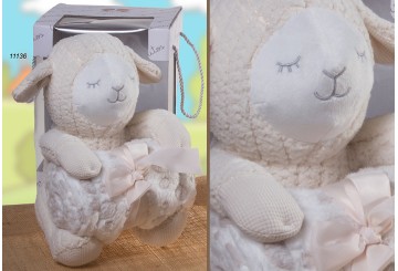 Peluche Ovejita + Manta Topos GAMBERRITOS Caja Regalo 11136