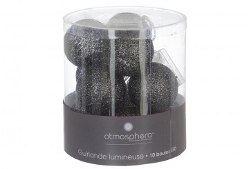 Guirnalda Luminosa Led ATMOSPHERA Bolas Negro 116415N