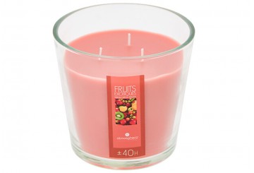 Vaso de Vela Cera XXL ATMOSPHERA 500g Frutas Exóticas 123000F