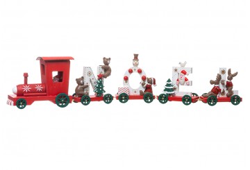 Tren Decorativo Madera ATMOSPHERA Noel Navidad 137510A