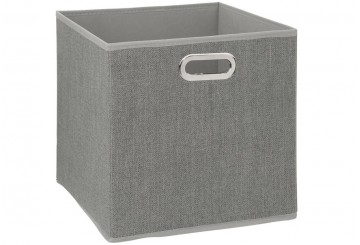 Caja Almacenamiento 31x31 Plegable 5FIVE Gris Jaspeada 138885C