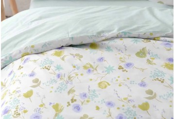 Juego Funda Nórdica BURRITO BLANCO Acuarela Impresionista 140-04