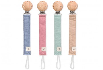 Cadenita Portachupete Personalizable SARO Algodón Colores 1432