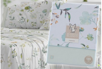 J.Sábana Estampada BURRITO BLANCO Fashion 144-04 menta