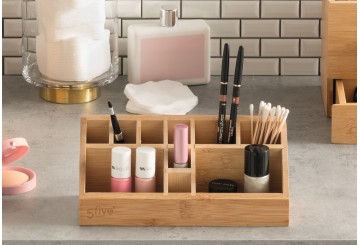 Organizador 10 Compartimientos 5FIVE Multiusos Bambú 150734