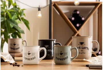 Taza Cerámica Esmaltada Bistrot 42cl SG Café Latte Paris 154487