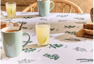 Mantel Antimanchas Estampado ATMOSPHERA Herbología 163930C3