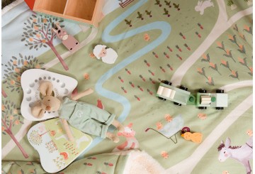 Manta Plaid Infantil Sherpa 75x100cm AMADEUS Granja 168874