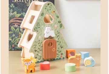 Juguete Infantil Madera Caja Formas AMADEUS Bosque 171642