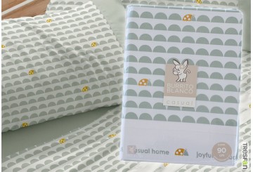 J.Sábana Estampada BURRITO BLANCO Casual 184-04 laurel