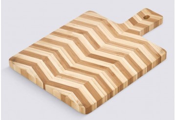 Tabla de Cortar 30x20 ATMOSPHERA Bambú Zig Zag 190309