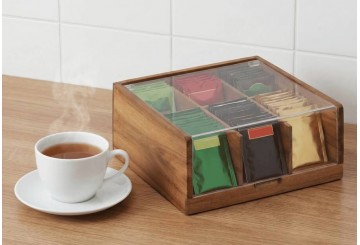 Caja Té 6 Departamentos ATMOSPHERA Madera Acacia 190320