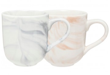 Taza Mug Porcelana 50cl SG Efecto Mármol 196591