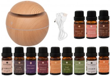 Juego Difusor + 12 Aceites Aromáticos ATMOSPHERA Giro 200671