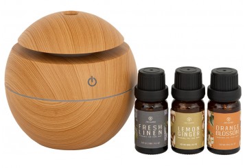 Juego Difusor + 3 Aceites Aromáticos ATMOSPHERA Giro 200672