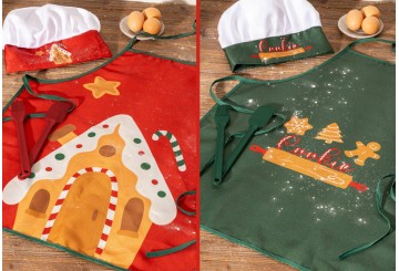 Kit Infantil Delantal Pasteleria ATMOSPHERA Navidad 204667