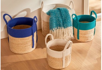 Set 4 Cestas Almacenaje ATMOSPHERA Modern Colours 211516