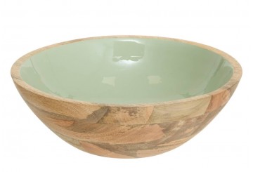 Cuenco Ensaladera Mango D-30cm ATMOSPHERA Inaya verde 212208A