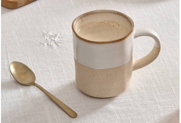 Taza Mug Loza 320ml ATMOSPHERA Kate blanco 212227A