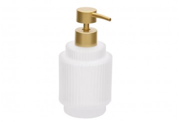 Dispensador Jabón 300ml ATMOSPHERA Vidrio Solis transp. 214700B