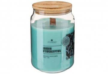 Vela Aromática 435g + Tarro Vidrio ATMOSPHERA Eucaliptus 214891C