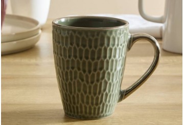 Taza Mug Loza 350ml ATMOSPHERA Ella verde 217814C