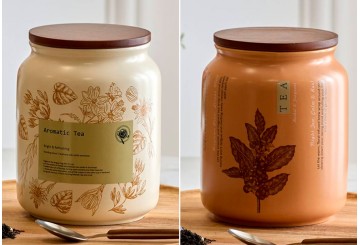 Tarro de Conservación Té Cerámica ATMOSPHERA Wellness 217824