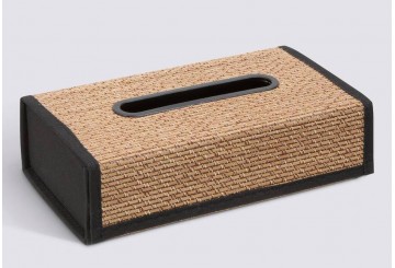 Caja para Pañuelos 26x14cm ATMOSPHERA Stemy negro 220337A