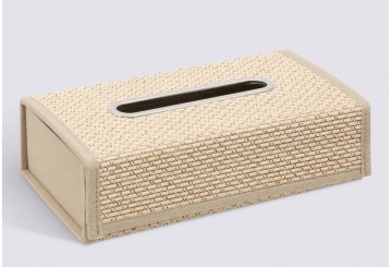Caja para Pañuelos 26x14cm ATMOSPHERA Stemy blanco 220337B