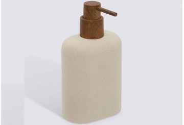 Dispensador Jabón 350ml ATMOSPHERA Arcilla Resina beige 220368