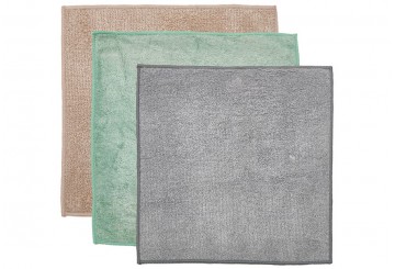 Set 3 Paños 30x30 Absorventes ATMOSPHERA Fibra Bambú 221553