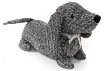 Sujeta-puerta Topper D'CASA Perro Teckel gris 22212893