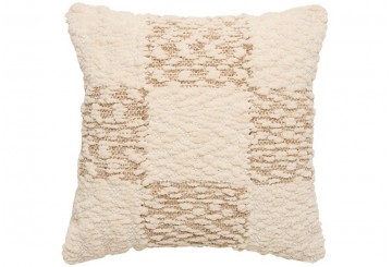 Cojín Lleno Jacquard 45x45 ATMOSPHERA Ameya beige