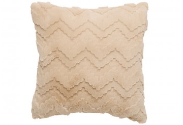 Cojín Lleno Piel Jacquard 45x45 ATMOSPHERA Nalia beige