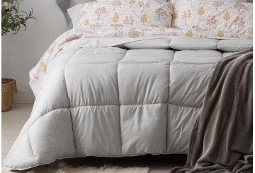 Edredón Duvet Nórdico BURRITO BLANCO Reversible Topos/Rayas 266