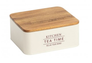 Caja de Té de Cocina D'CASA Bois & Terre 2676480