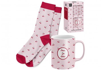 Set Regalo Taza + Calcetines Coquette D'CASA Mon Chéri 27761208