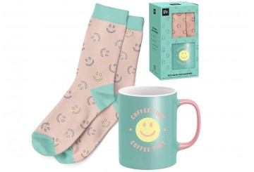 Set Regalo Taza + Calcetines Coquette D'CASA Smile 27761217